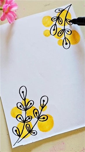 Simple And Easy Border Designs for #project #art #frontpage #borderdesign