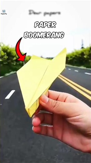 The Boomerang Paper Plane is a Genius Invention