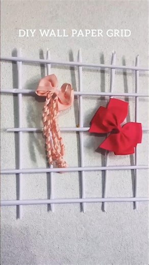 diy wall paper grid 🎀