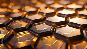 An upclose shot of a compact, lightweight solar panel array designed for powering space colonies.