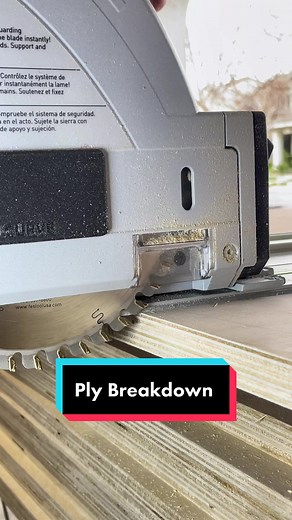 Plywood Breakdown with Track Saw and Parallel Guide System