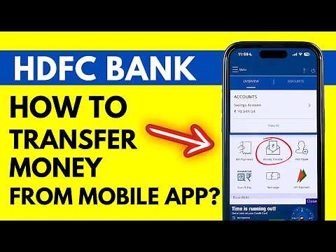 How to Transfer Money from HDFC Mobile App? HDFC Bank App Money Transfer - 2 Mins ONLY!!