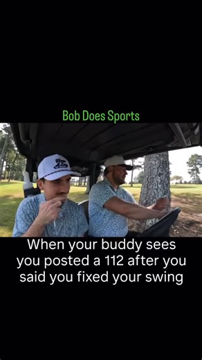 Green Honey Golf on Instagram: "Was literally on track to break 80 #bobdoessports #golf #comedy #fatperez #funny"