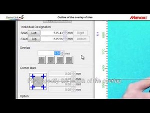 [Mimaki][RasterLinkPro5]Tiling_Overlap of tiles