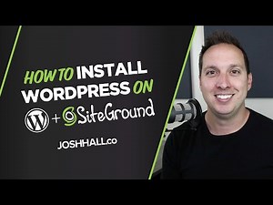 How to Install WordPress on SiteGround Beginner Tutorial (2021)