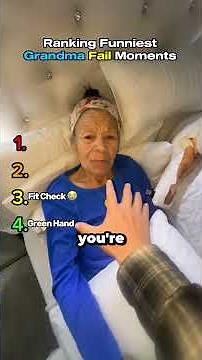 Funniest Grandma Fail Moments Ranked #shorts #funny #ranking