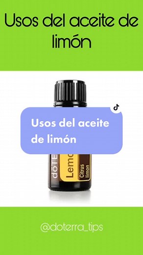Usos del aceite de limón #doterra #aceitesesenciales #fyp #fy #limon