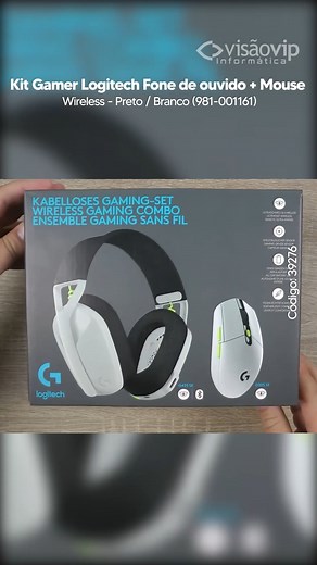  Entre no mundo dos jogos com estilo e liberdade com esse Kit Gamer...