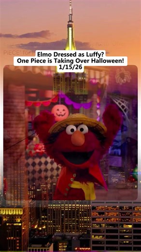 Elmo Dressed as Luffy? One Piece is Taking Over Halloween! 🎃🔥 #OnePiece #AnimeTrends #Halloween2023 #fyp #foryou #viral #greenscreen #thenerdking215 #anime #manga #usa