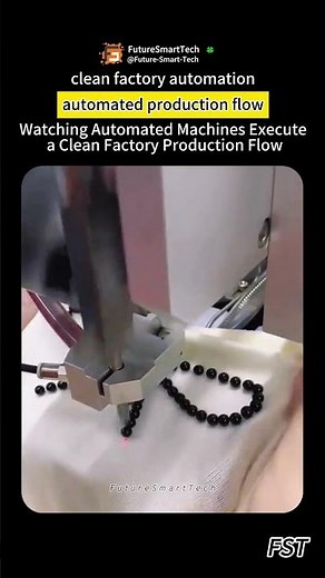 Watching Automated Machines Execute a Clean Factory Production Flow