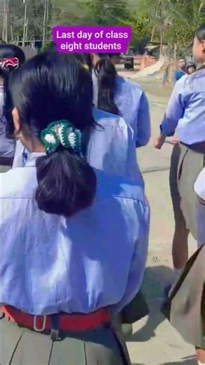 Last day of class eight students