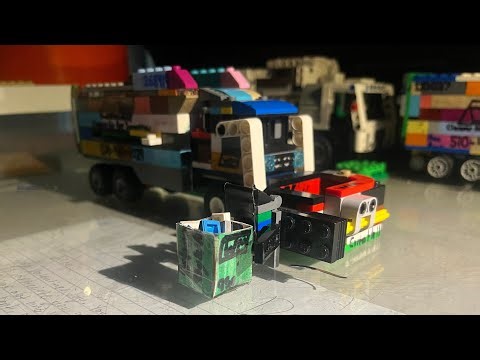 Mini Garbage Trucks #19 + Cart Replacement With New Cage Truck