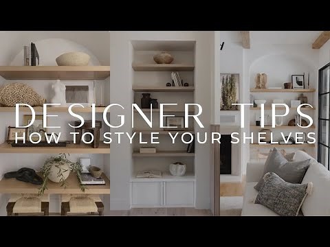 How To Style A Shelf Like An Interior Designer | THELIFESTYLEDCO