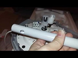 How to install a ceiling fan from box.