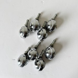 Vintage SHEPHERD Chrome Furniture Casters - Retro Swivel Ball Chair Casters - Mid Century Replacement Hardware - Set of 4 - Etsy