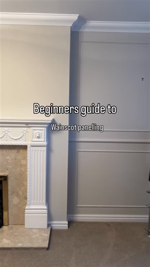 Jill DIY | interiors | home styling | hacks on Instagram: "WAINSCOT PANELLING Beginners guide. It is entirely up to you where you put your dado rail but I would always recommend to do this first. I put mine about 100 cms up the wall. You can use whatever dado and beading you like. I have used TM480 for the dado and double astragal 21mms for the beading. These both have a similar shape just the dado is a lot chunkier. Both are @cheshiremouldings @zinsseruk is a great primer and always use a Zinss
