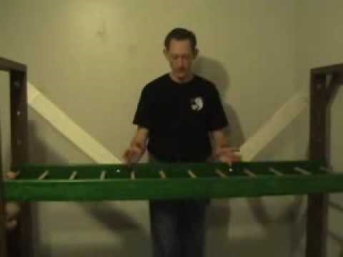 How to build a brachiation ladder (monkey bars)