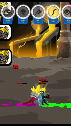 Stick War Saga Shorts !! Spearton vs Shadowrath #stickman #stickwarsaga