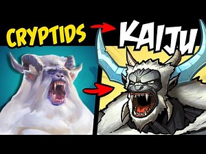 What if CRYPTIDS Were GIANT MONSTERS?! (Lore & Speedpaint)