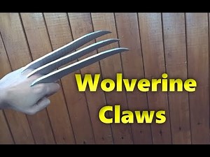 How To Make Wolverine Claws out of Cardboard (X-Men)