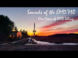 Sounds of the SD60 - EMD 710G3B in High Idle for One Hour!