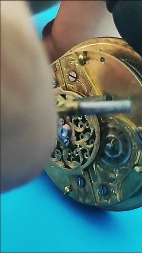 Verge Fusee Pocket Watch Restoration – Part 3 (Assembly) #watches #pocketwatch #horology #fusee