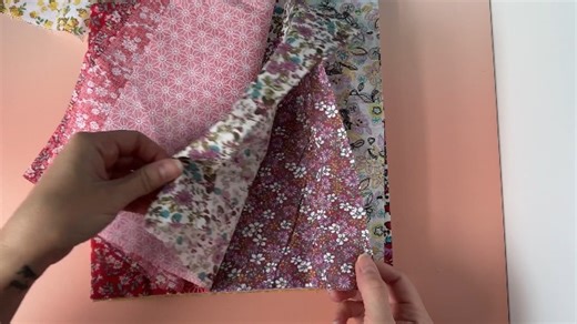 Watch See the pretty patterns on these fabric squares on Amazon Live