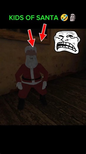 Kids 1990🗿😅 Santa baby 🐥🍼| #granny #gaming #scary #shorts