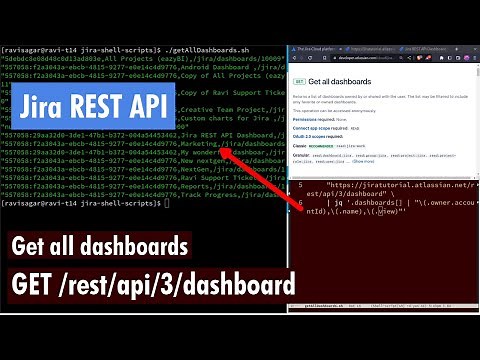 Jira REST API - Get all dashboards