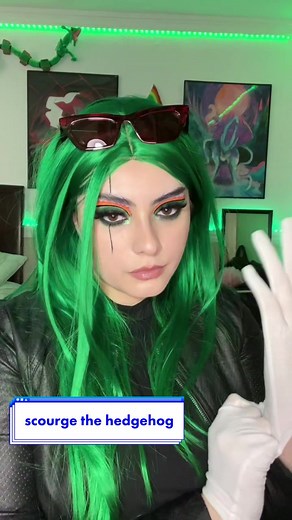 Scourge the Hedgehog Makeup and Cosplay Inspiration