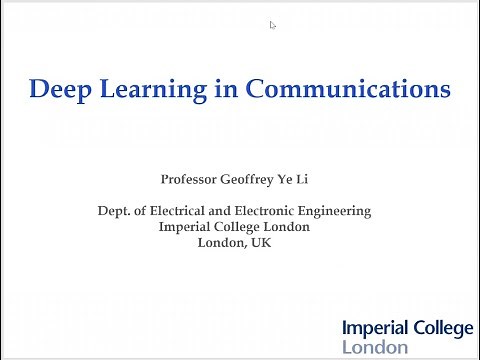 Wireless ML Seminar - Deep Learning in Wireless Communications