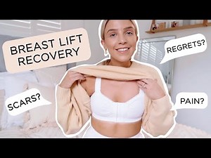 Breast Lift Recovery/ Scars? Pains? Any Regrets? Internal Bra? / Answering all Your Questions