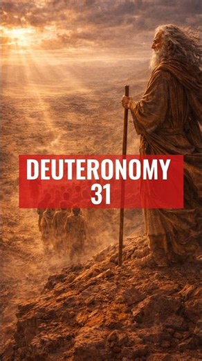 Moses Steps Back, Joshua Steps Forward | Deuteronomy 31 #bibleshorts #biblestories #Deuteronomy