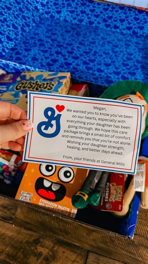 Megan Stephen on Instagram: "Hard seasons look different for every family. Ours recently included a tough concussion and a lot of worry—but also unexpected kindness. 🥹 This box from @generalmills showed up at just the right time, and the sweetest personalized note inside meant more than they probably know. 🫶 I feel incredibly blessed to have a brand partner like General Mills. So let’s unbox this together 🤍 Tell me—what would you be grabbing first? 👇🏽 #generalmillsambassador"