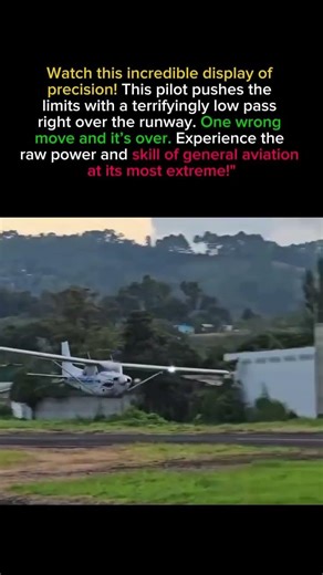 UNREAL PILOT SKILLS! Extreme Low Pass & Insane Maneuvers #aviation