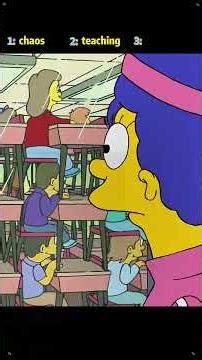 Marge found out the school was a mess