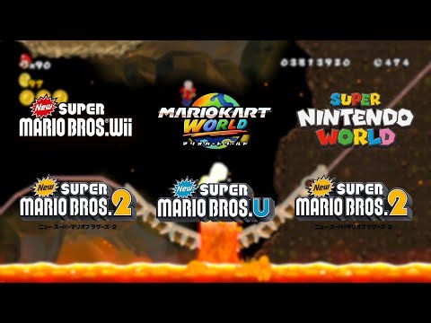 [Mashup] Volcano Theme - New Super Mario Bros. Wii (including Mario Kart World!)