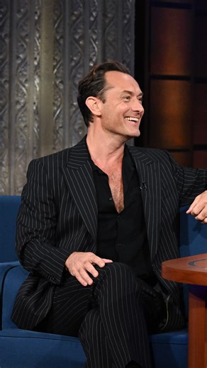 Hey Jude, don’t be afraid to dance like no one is watching on your birthday. #Colbert #JudeLaw #HBD Paul McCartney | The Late Show with Stephen Colbert