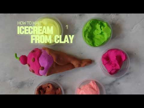 Clay Ice Cream Making 🍦 Fun Art & Craft for Kids DIY