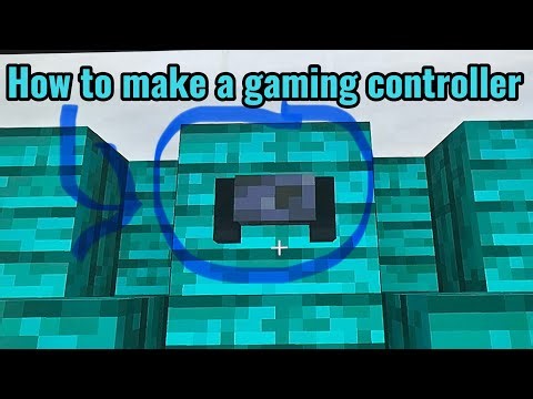 How to make a gaming controller in Minecraft