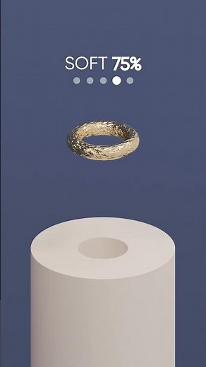 0% vs 100% Torus Soft Body 3D Simulation