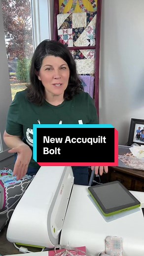 The new AccuQuilt BOLT (gifted!) is helping me whip out 5” squares for our charity quilts faster than ever. More quilts, more kids helped. ❤️ #accuquilt #charityquilting #quiltingtiktok