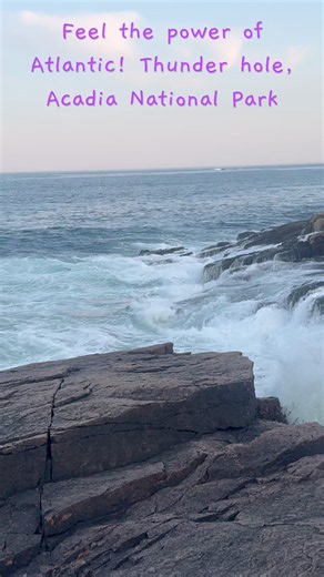 🌊 Thunder Hole, Acadia National Park | Nature’s Roaring Wonder 🇺🇸