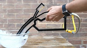 This video illustrates how a gas pump always stops before overfilling the tank