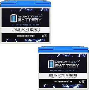 Mighty Max Battery 12V 35AH U1 Lithium Replacement Battery compatible with MB857-35 -SU, CH, GT AGM - 2 Pack