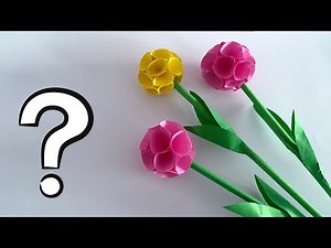 Come fare un fiore di origami | Fiori di carta Origami