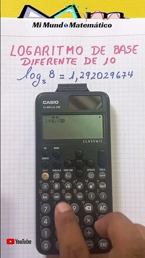 Logarithm to a base other than 10 on the fx-991 LA CW calculator