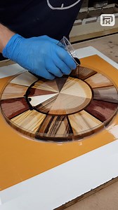 A Wooden Clock Made From 10 Types of Wood Epoxy Resin 🕰️✨ | FxP art