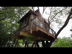 Rusty Rooted River Shack Treehouse