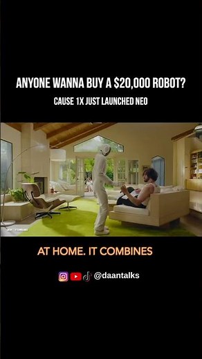 NEO by 1X — The First Humanoid Robot You Can Actually Buy!